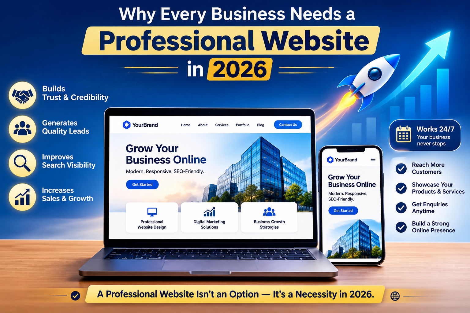 Why Every Business Needs a Professional Website in 2026 :-